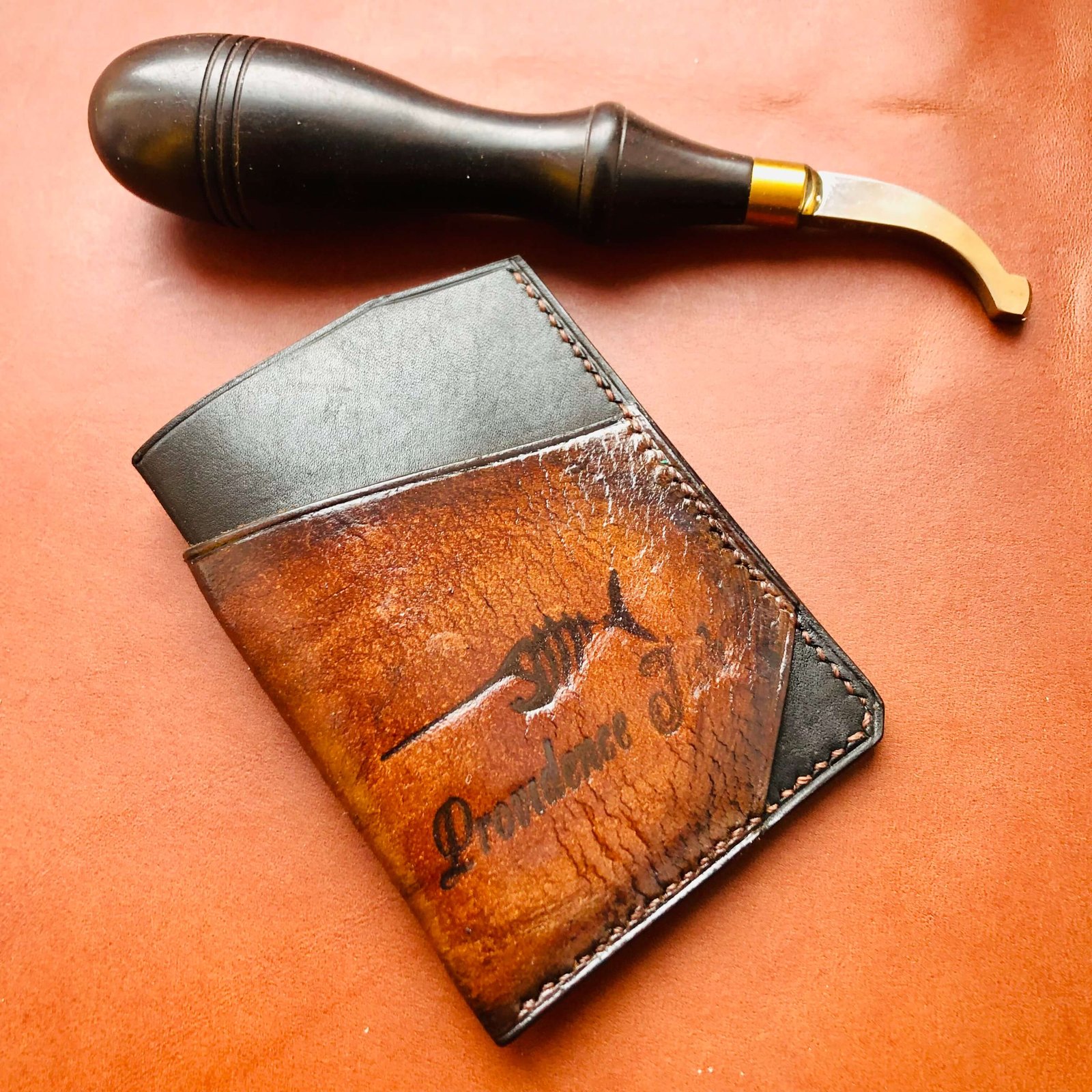 Cardholder - Black/Brown