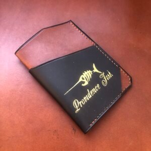 Handmade leather cardholder