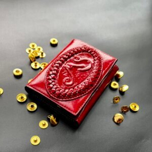 handmade leather wallet for women